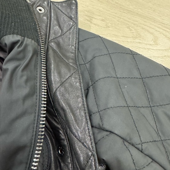 Ashley B Hooded Leather Moto Jacket - Picture 8 of 13